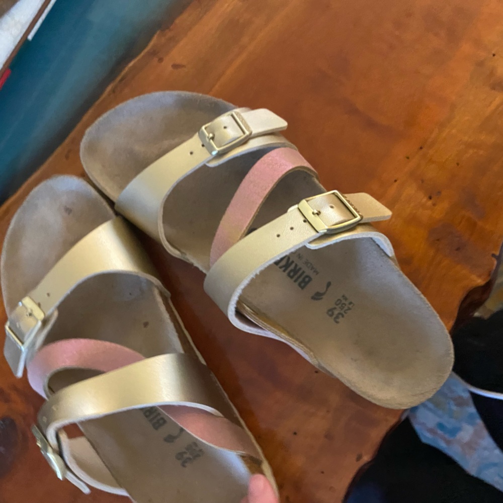 Birkenstock NIB Selena Gold-Rose Gold - Narrow